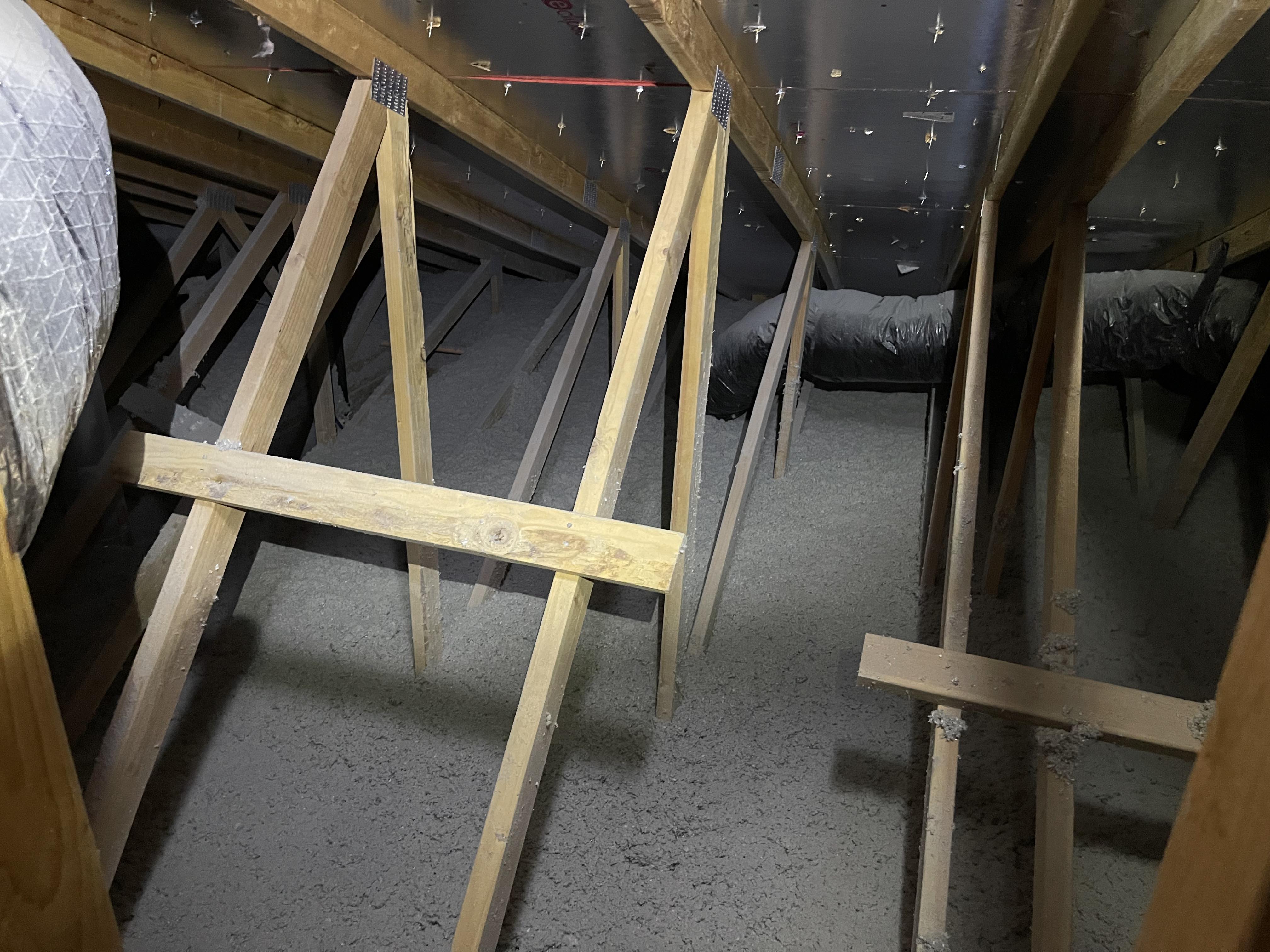 Removing blown-in insulation